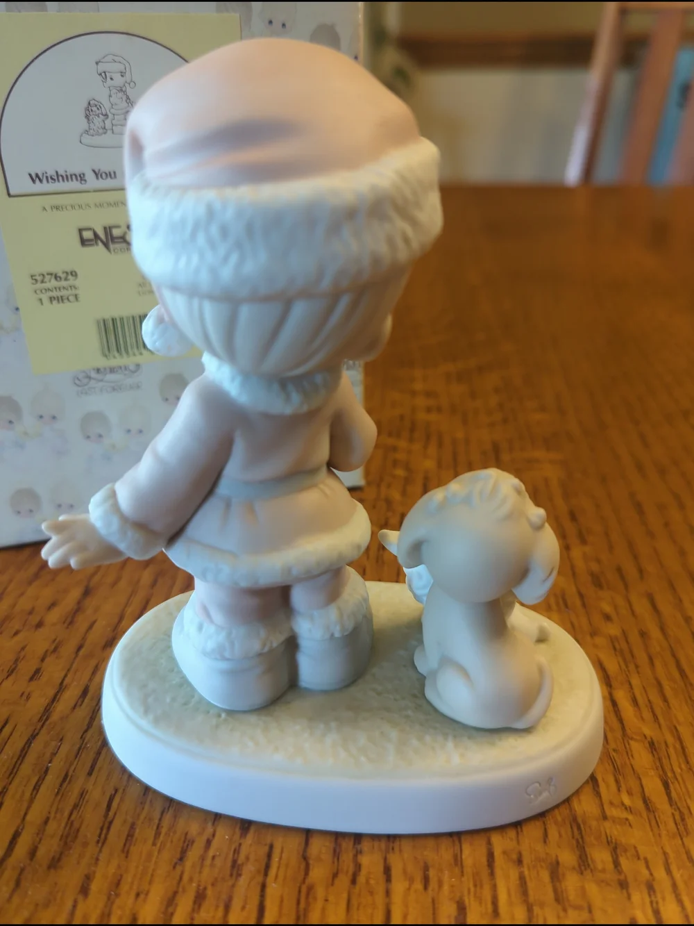 Precious Moments Wishing You A Ho Ho Ho Christmas 1992 Figurine 527629